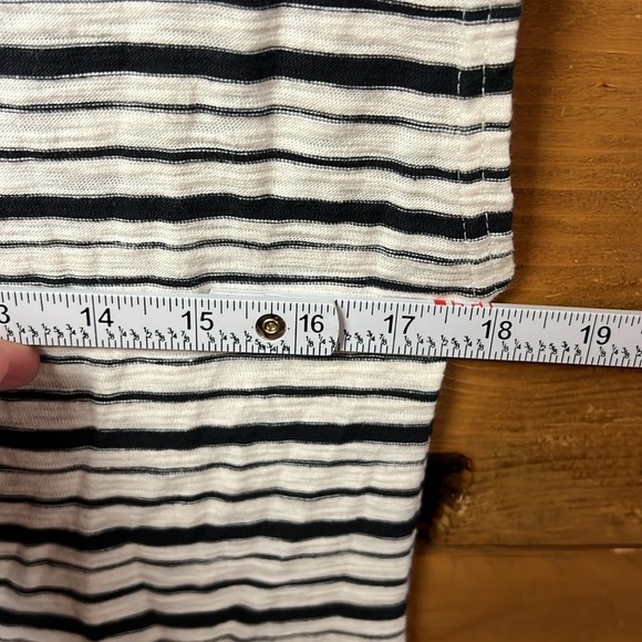 Universal Thread Womens Long T-shirt dress Sm striped short sleeve cotton casual - Picture 2 of 7